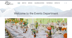 Desktop Screenshot of eventsdepartment.com